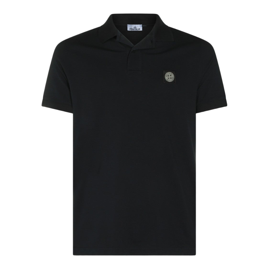 Stone Island Short-Sleeve Polo Shirt With Minimalist Design