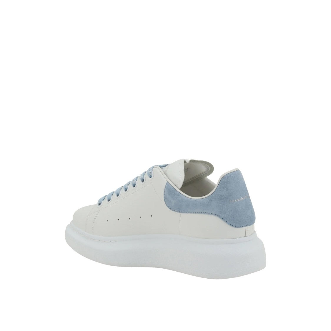 Alexander Mcqueen White Leather Low Top Sneakers
