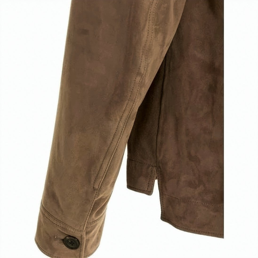 Tom Ford Suede Lambskin Shirt Jacket With Classic Collar