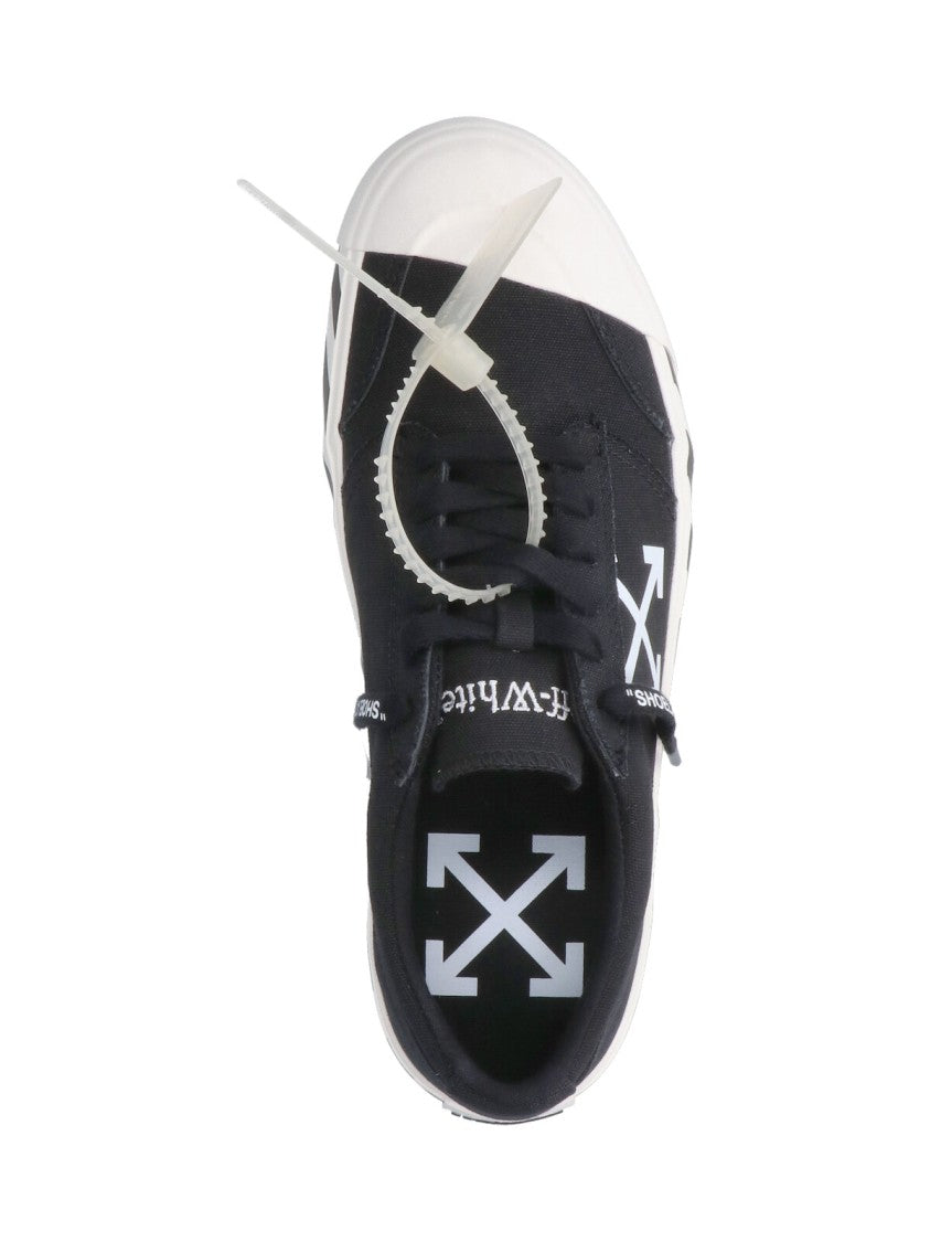 Off-White Black Arrow Graphics Canvas Sneakers