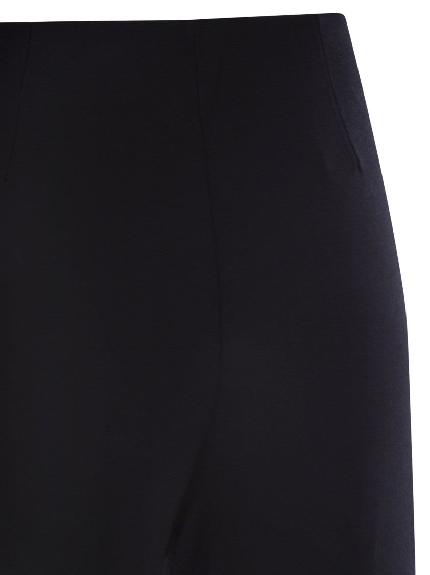 Max Mara Mxpstrillo - Viscose Crêpe Knit Trousers