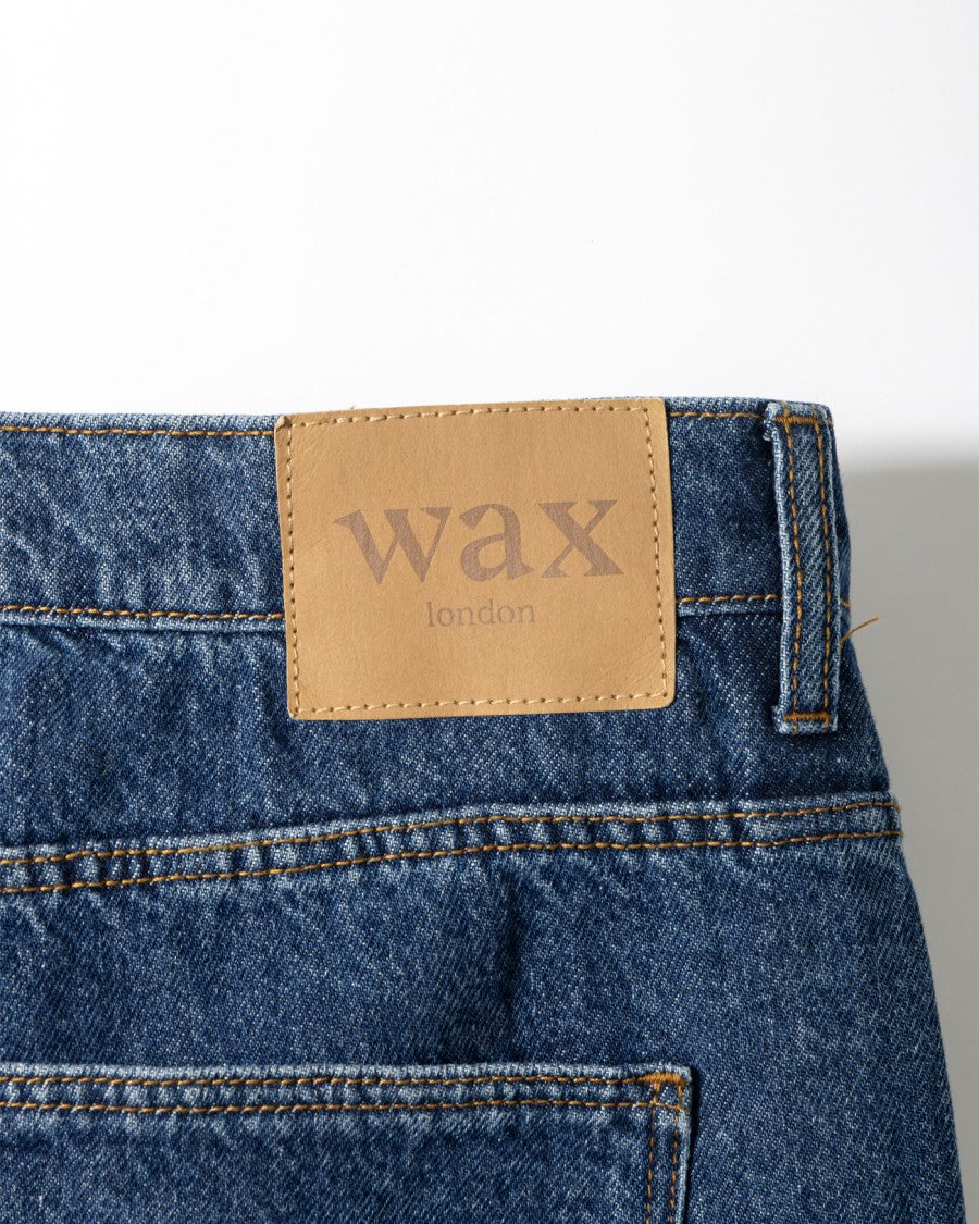 Wax London Vintage Denim Jeans With Relaxed Silhouette
