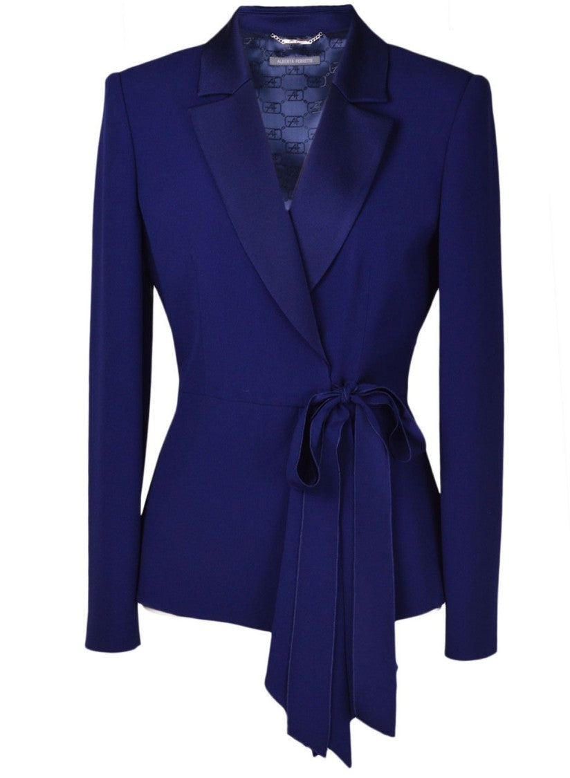 Alberta Ferretti Blue Viscose Mixed Jackets