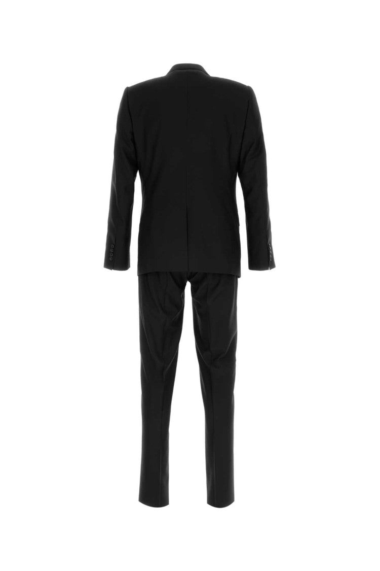 Dolce & Gabbana Black Wool Blend Suit