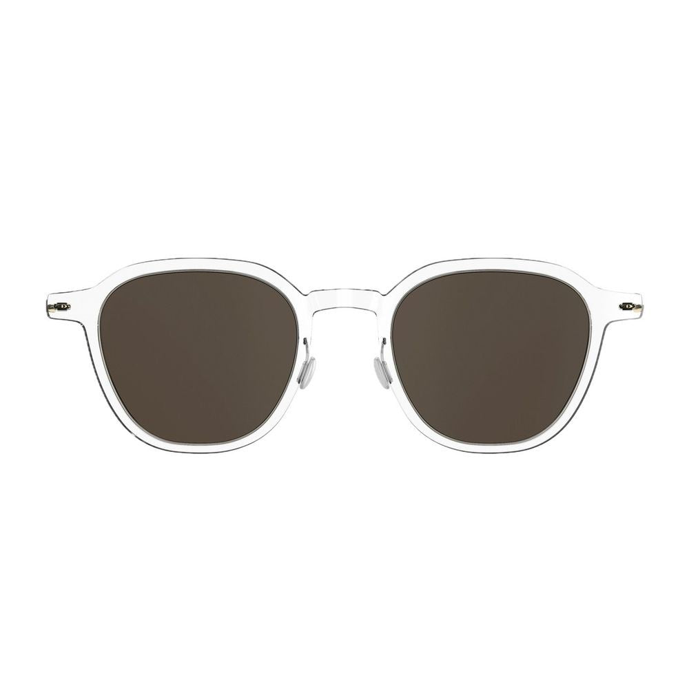 Lindberg Lindberg Sun Titanium 8348 C01/Colour Gt/Sl111 Crystal Geometric Frame Sunglasses