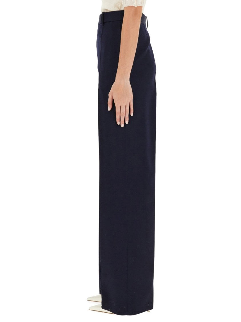 Bottega Veneta Regular Fit Wool Tailored Pants With Refined Silhouette