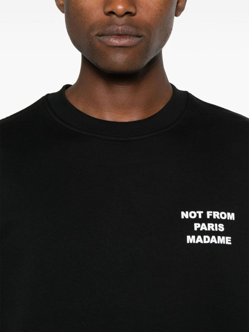 Drôle De Monsieur Le Sweatshirt Slogan