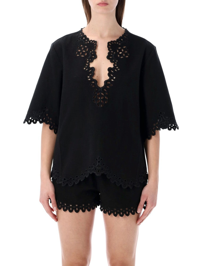 Isabel Marant Étoile Shana Openwork Top