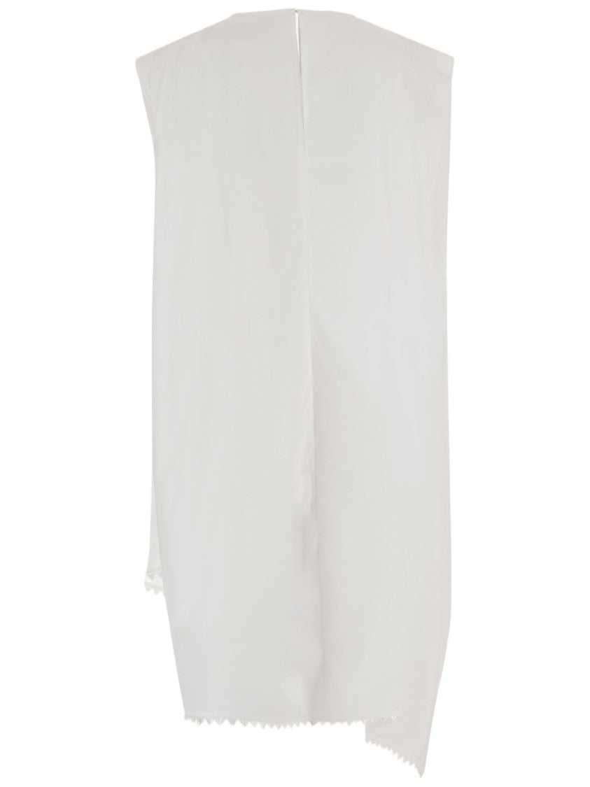 Jacquemus Asymmetrical Layered Cotton Dress