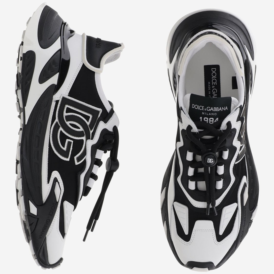 Dolce & Gabbana Chunky Sneakers With Embroidered Logo