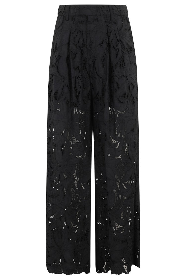 Isabelle Blanche Culotte Lace Pants