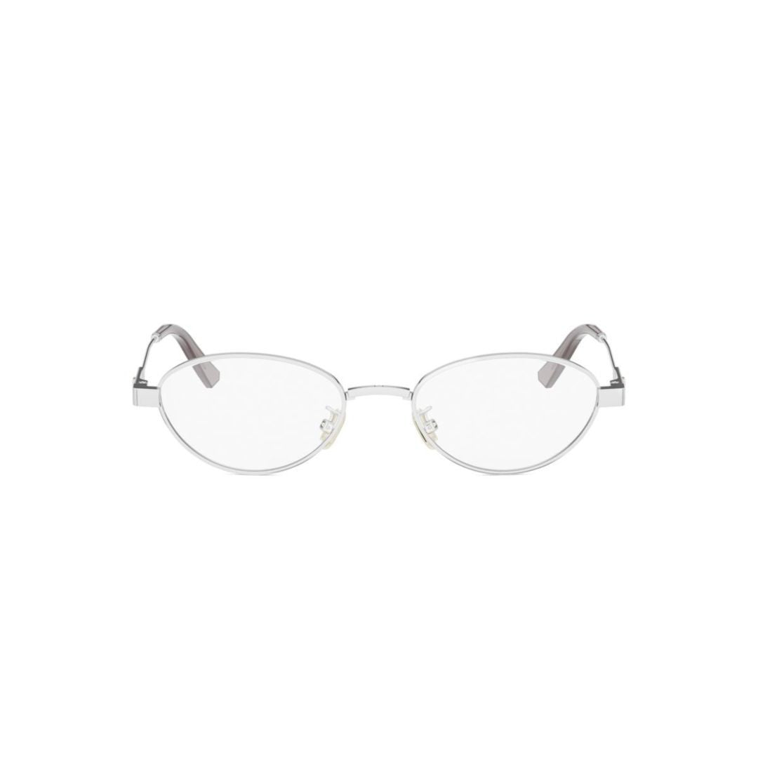 Dior Cannageo B3u Oval-Shaped Metal Frame Eyeglasses