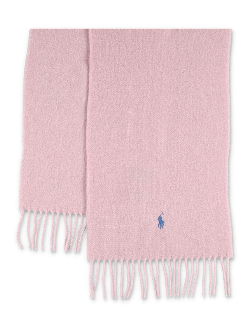 Polo Ralph Lauren Pony Fringed Scarf