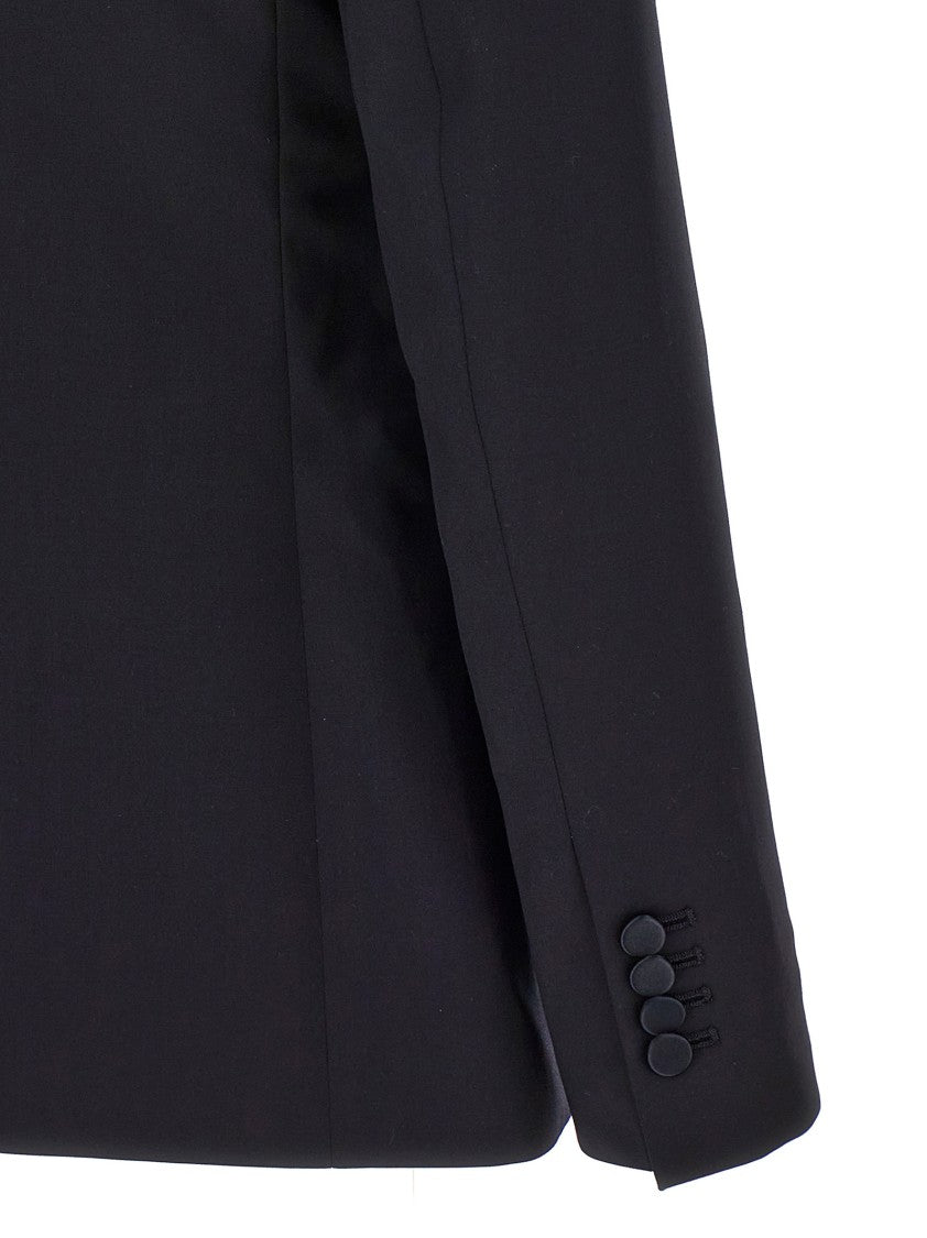 Tagliatore Tuxedo Dress With Single-Breasted Blazer And Tailored Trousers