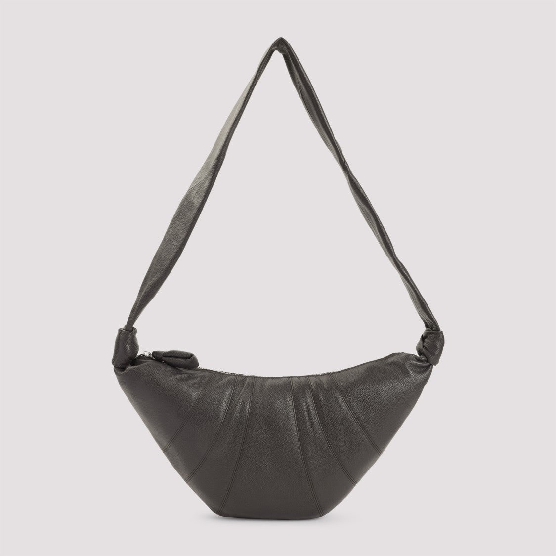 Lemaire Medium Croissant Dark Brown Calf Leather Bag