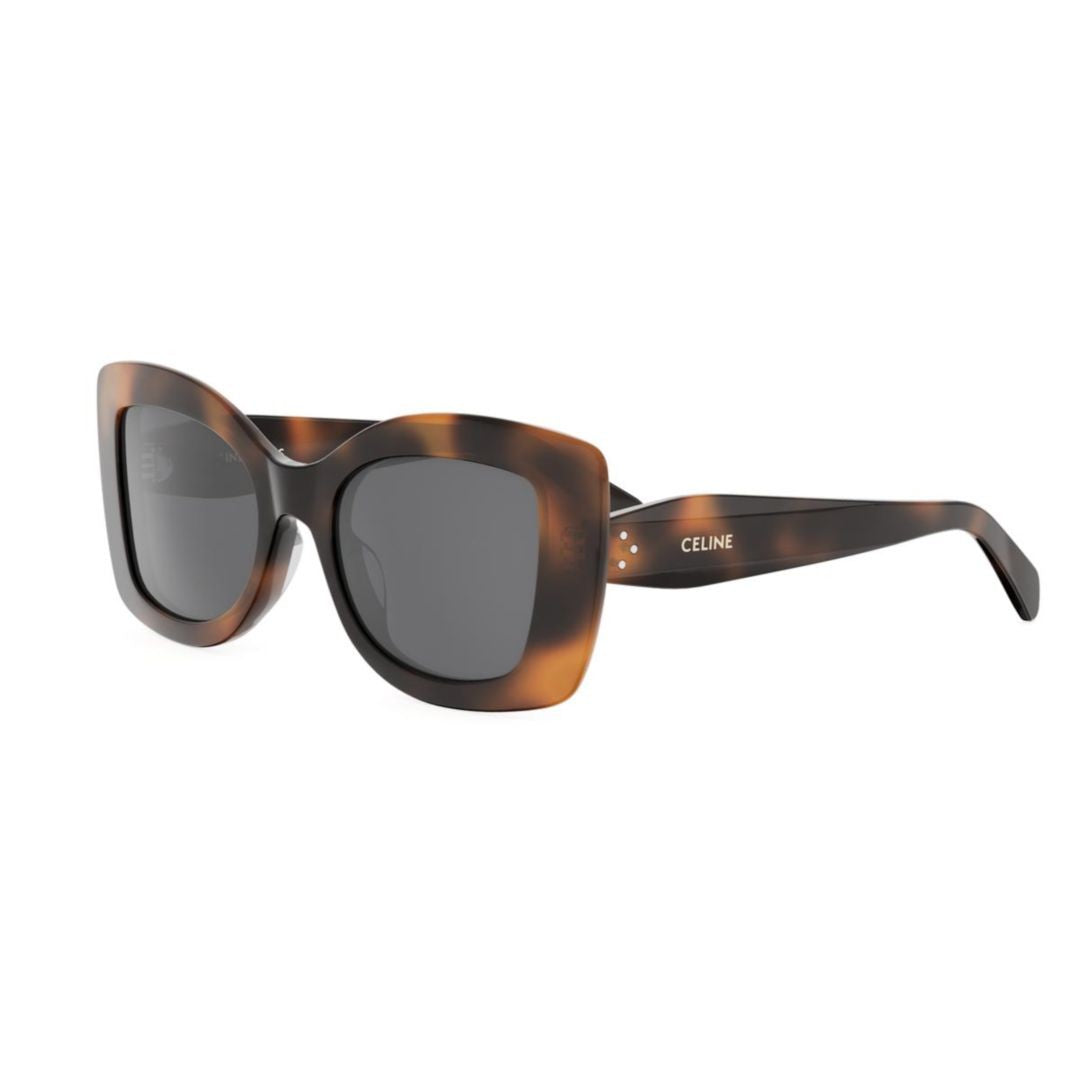 Celine Cl40324u Oversized Tortoiseshell-Patterned Sunglasses