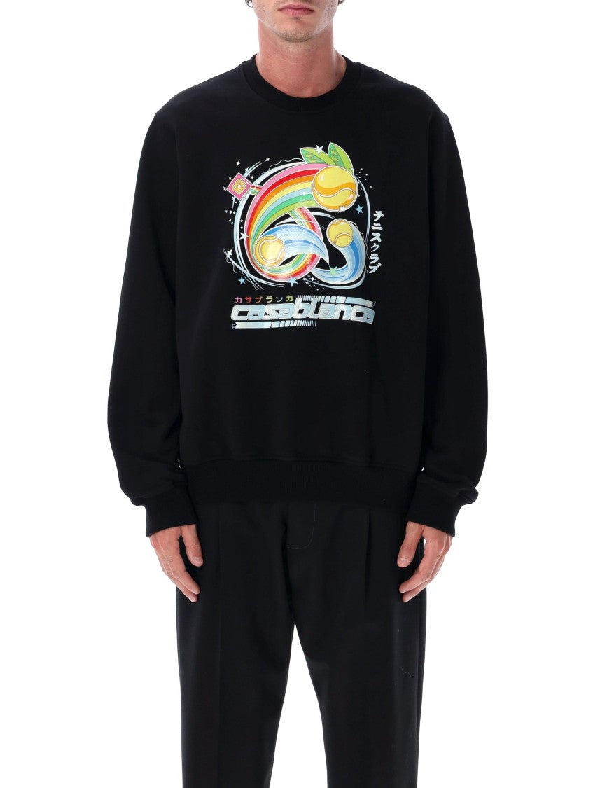 Casablanca Manga Tennis Ball Sweatshirt