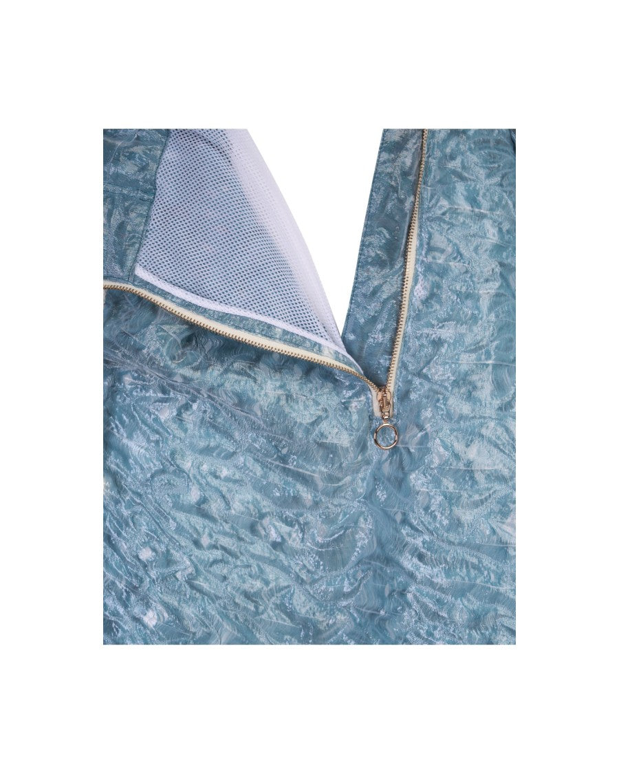 Takaturna Avant-Garde Sea Foam Shorts With Seamless Design