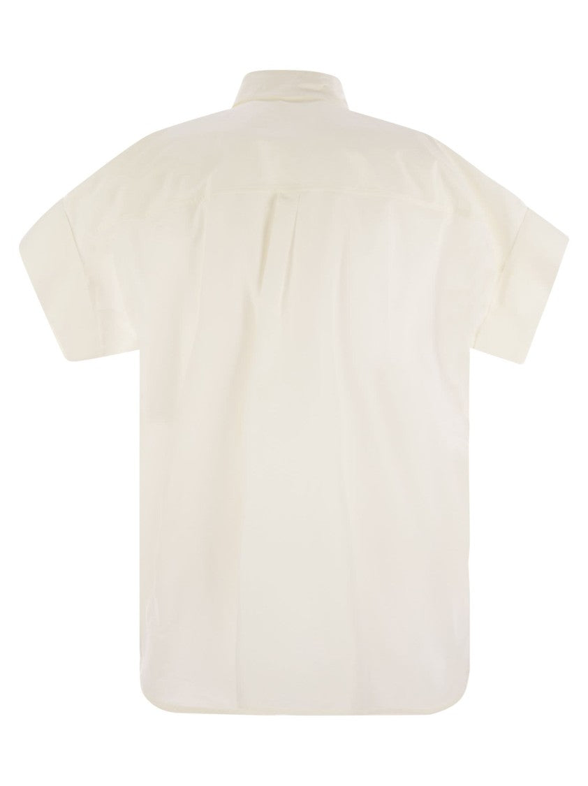 Max Mara Ardea - Straight Cotton Poplin Shirt