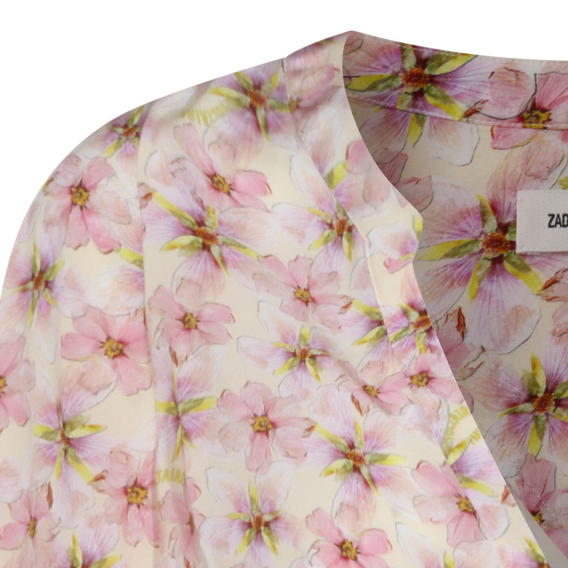 Zadig & Voltaire Floral-Patterned Long-Sleeved Viscose Top