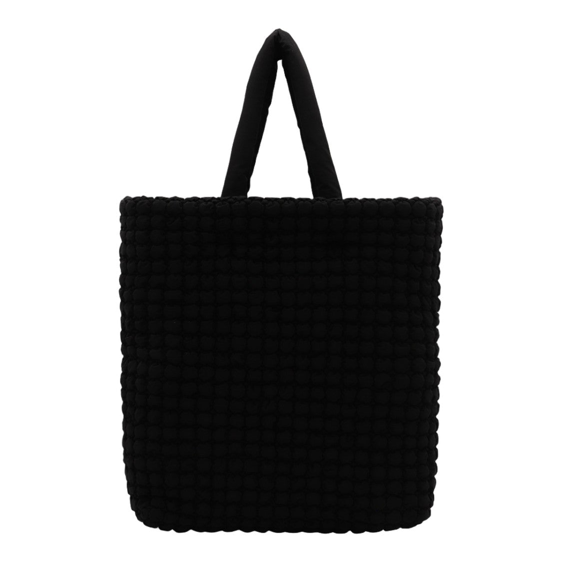 Marni Textured Black Tote Bag With Padded Handles