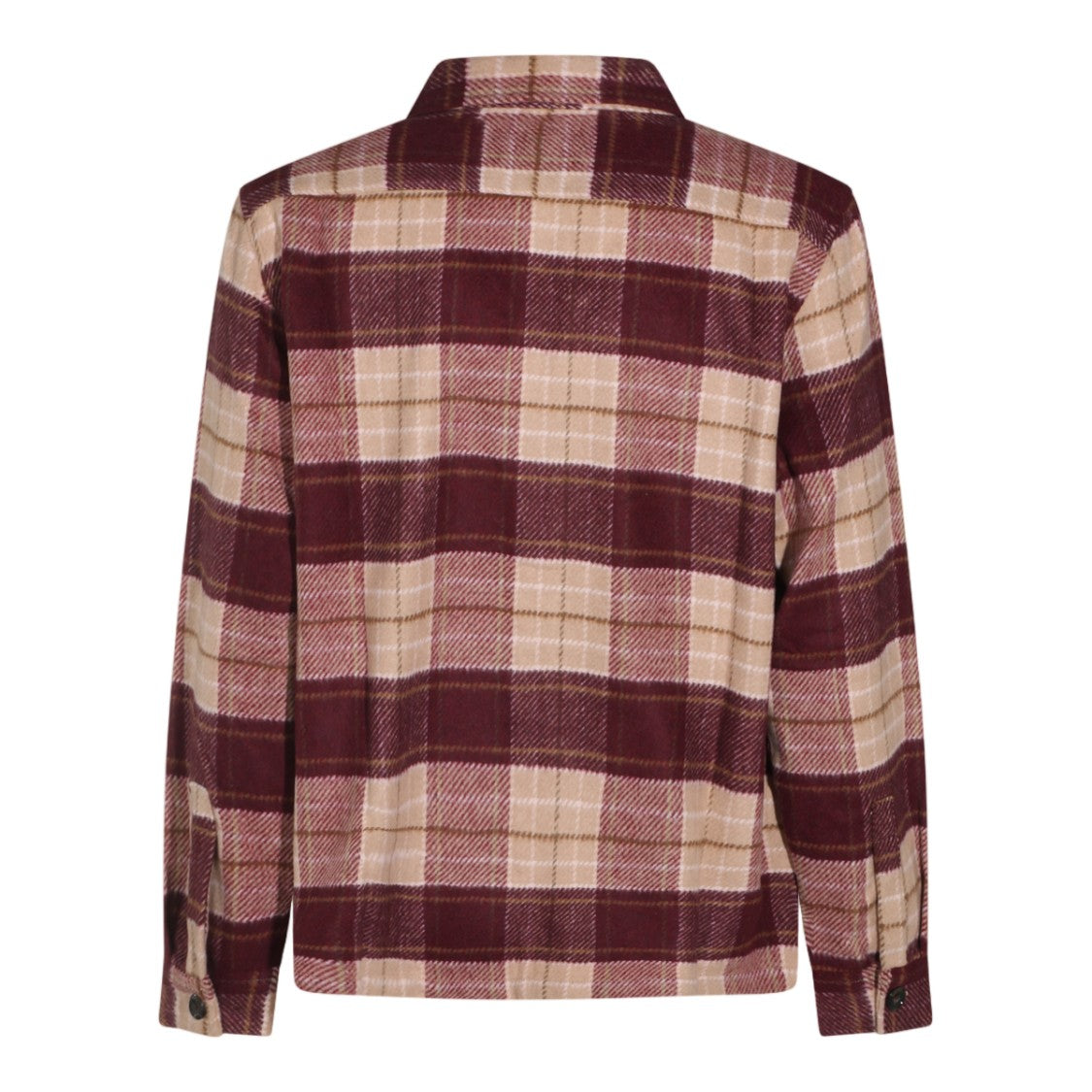 04651/A Trip In A Bag Plaid Long-Sleeve Button-Cuff Shirt