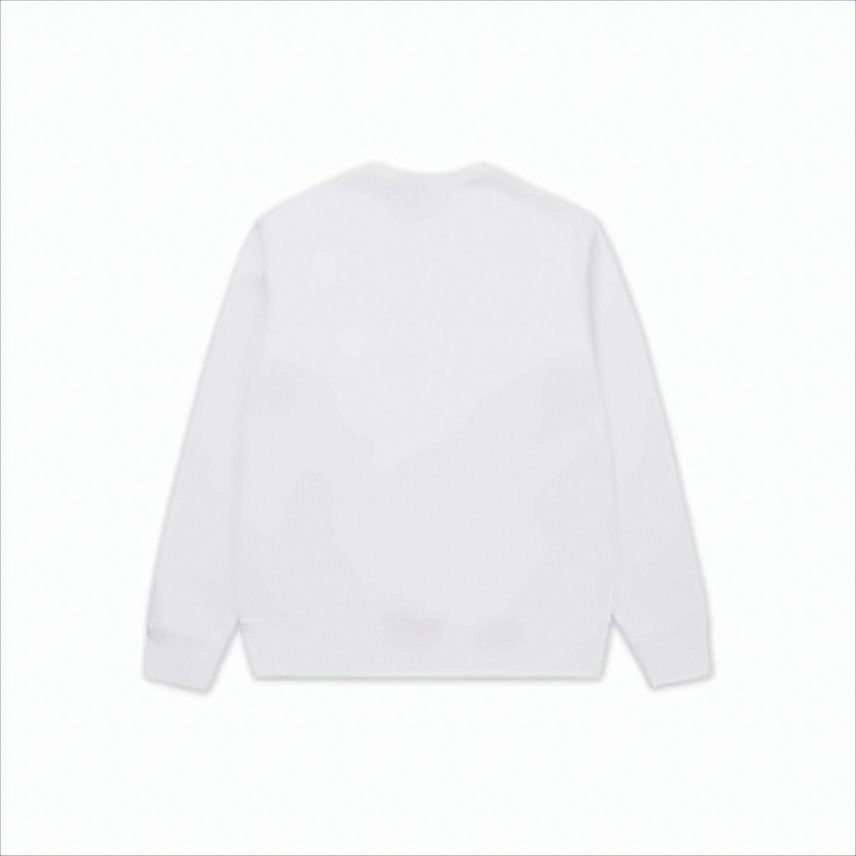 Polo Ralph Lauren White Fleece Sweatshirt With Bold Logo