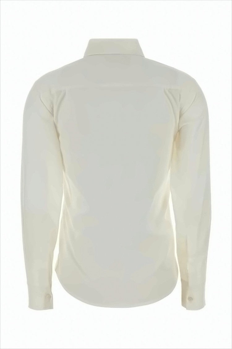 Gimaguas Button-Down Long-Sleeve Shirt With Metallic Eyelets