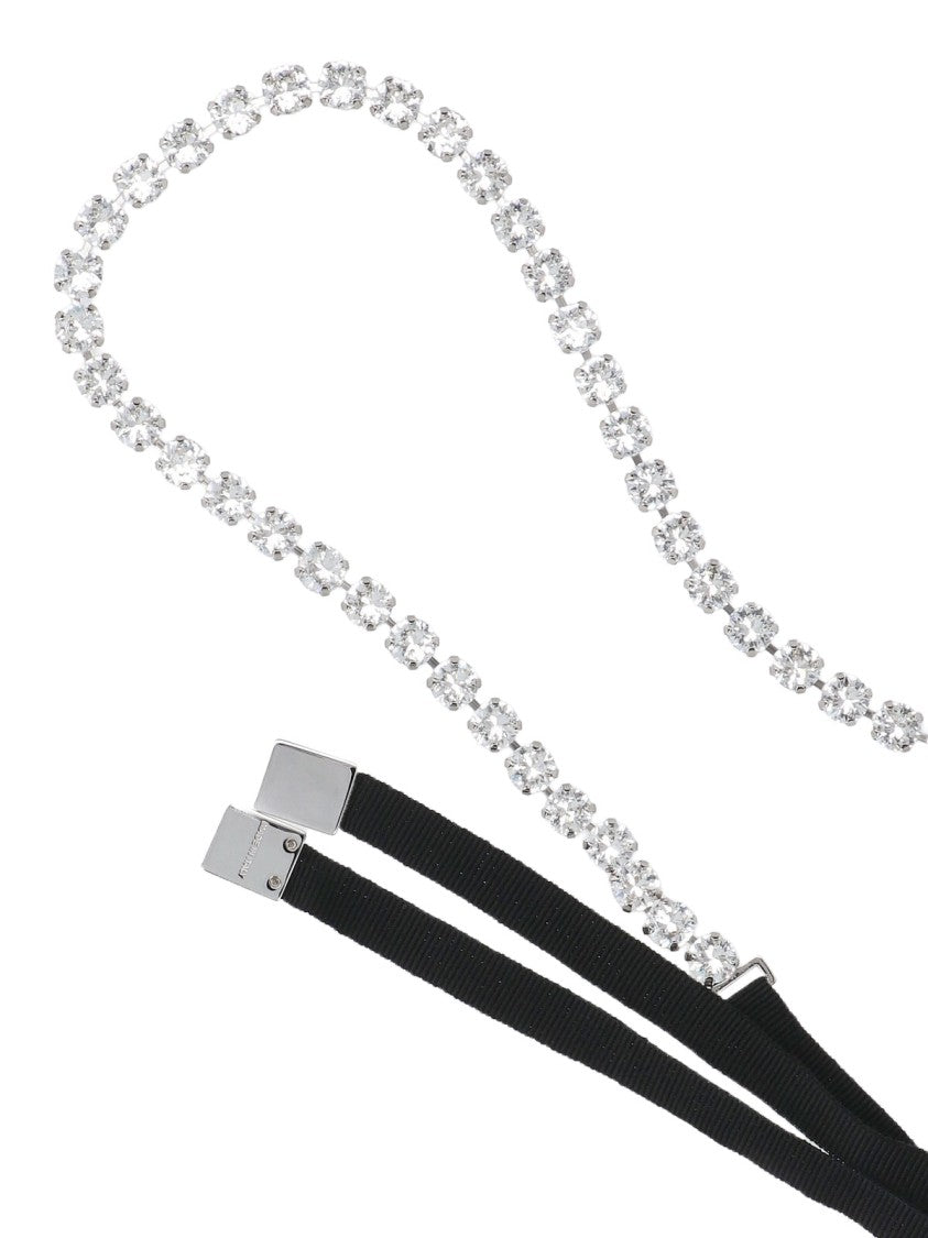 Mm6 By Maison Margiela Bow Necklace – Silver