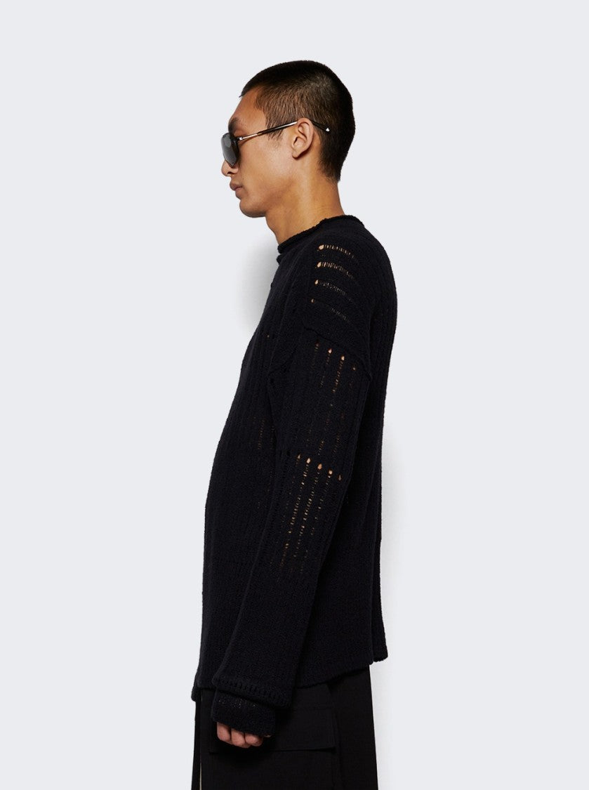 Rick Owens Oversized Pull Sweater Black