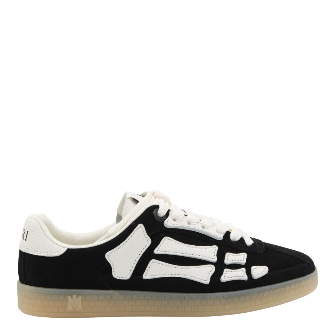 Amiri Black Sneakers With Bone-Shaped Overlays