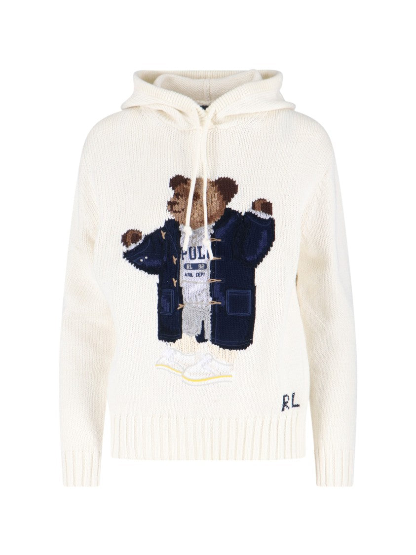 Polo Ralph Lauren Logo Hoodie – Cream