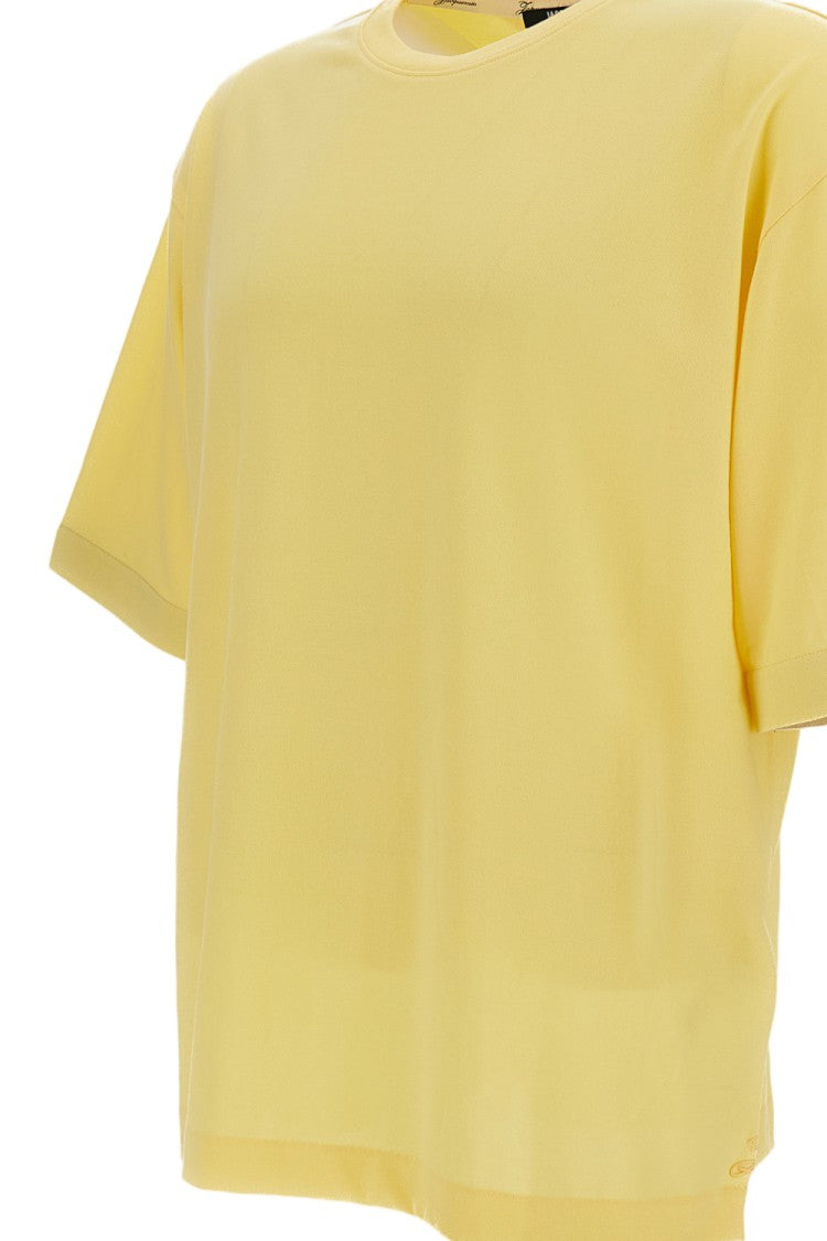 Jacquemus Yellow The Rond Carre T-Shirts
