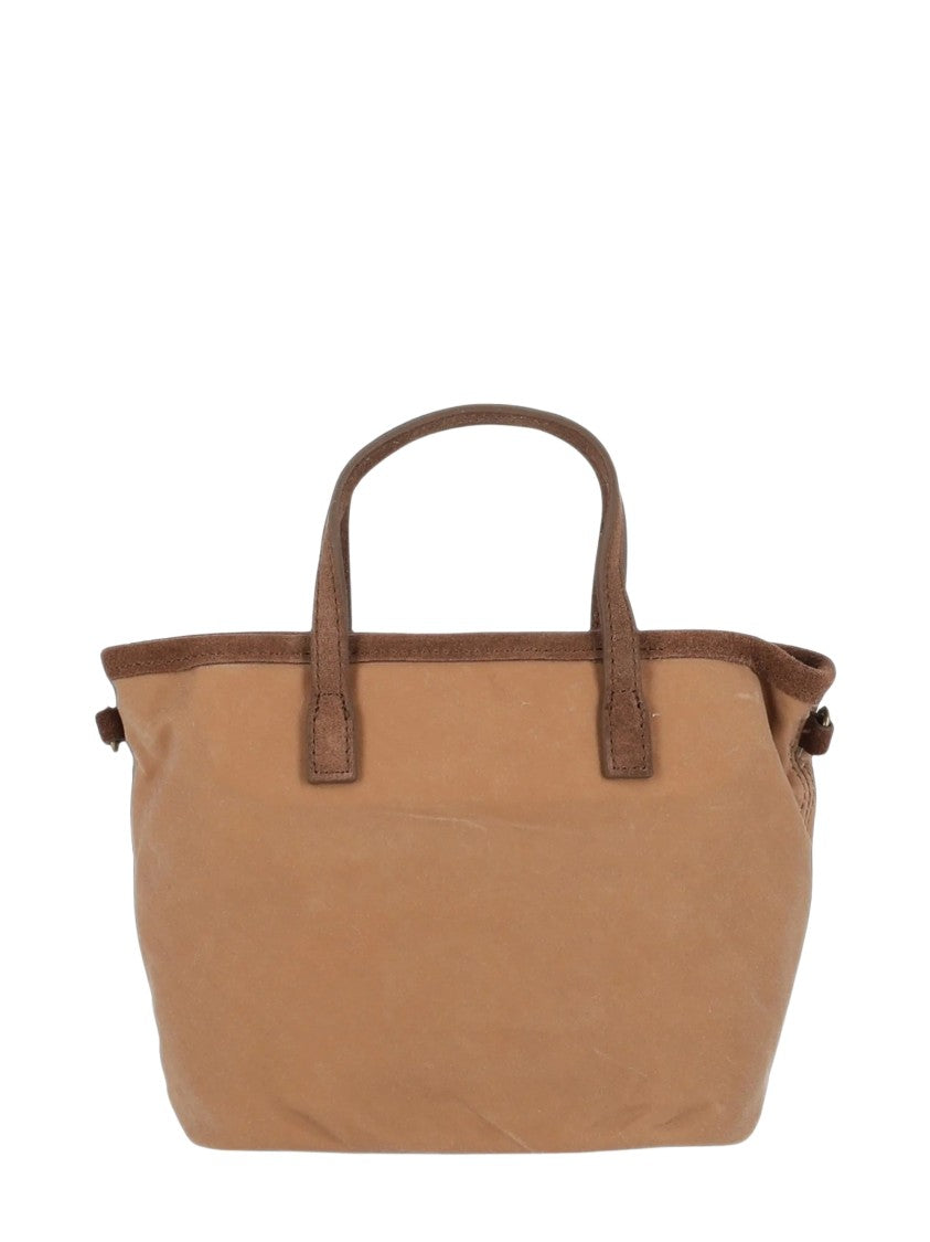 Mc2 Saint Barth Medium Tote Bag With Textured Logo Lettering