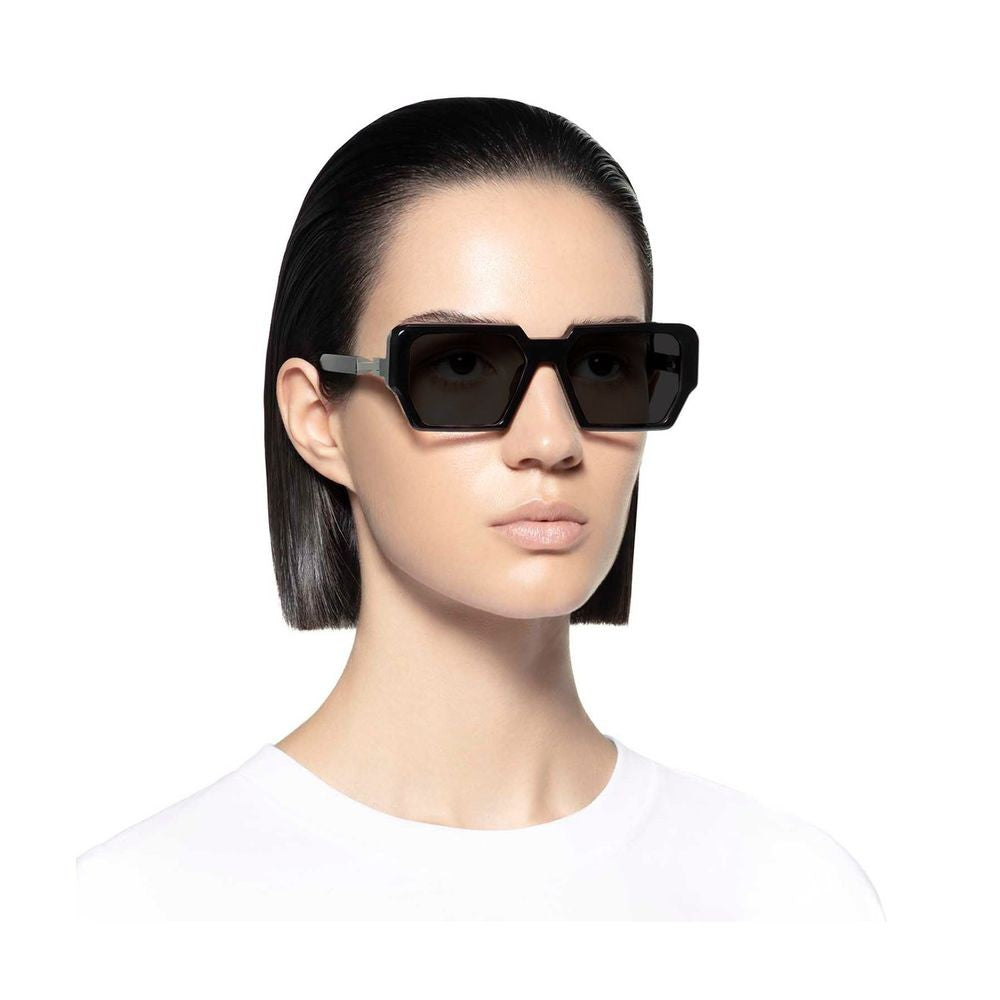 Vava Wl0065 White Label Geometric Orange Sunglasses