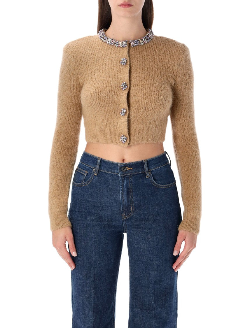 Self-Portrait Cardigan Crystal