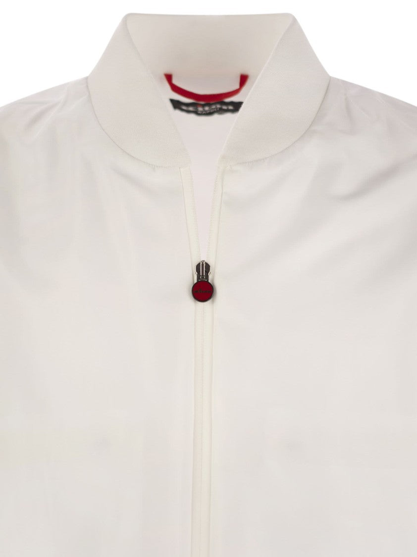 Kiton Sea - Bomber Jacket In Technical Fabric