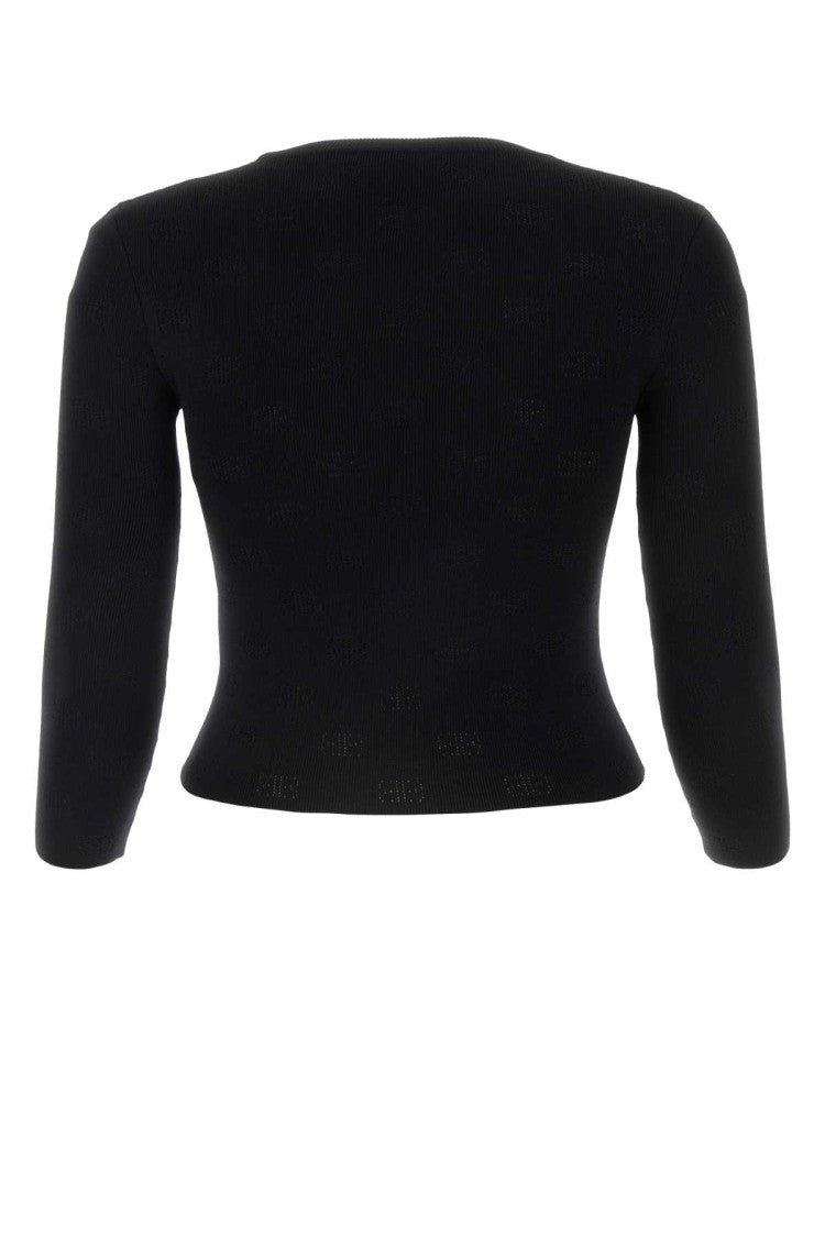 Balenciaga Black Wool Blend Sweater