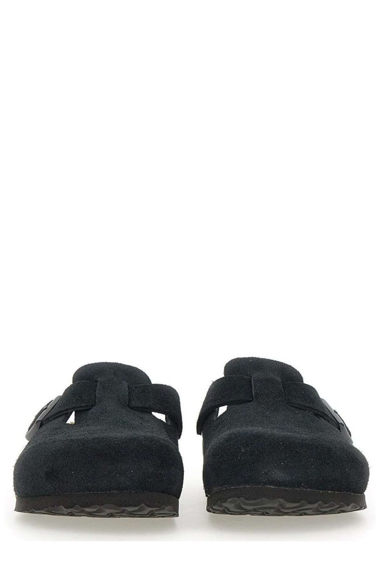 Birkenstock Boston Mules – Black