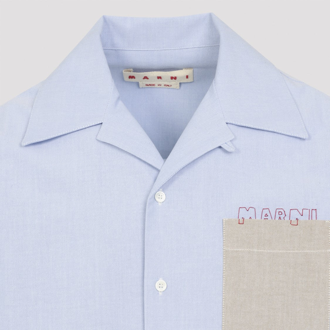 Marni Oxford Light Blue Cotton Shirt