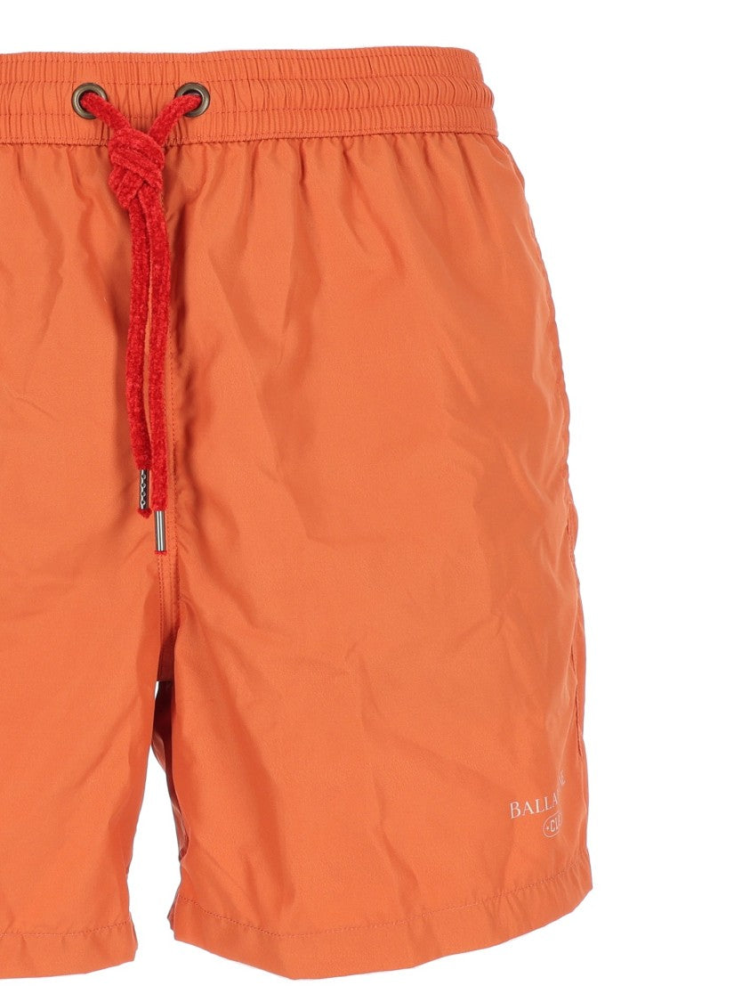 Ballantyne Orange Drawstring Pocket Swimwear