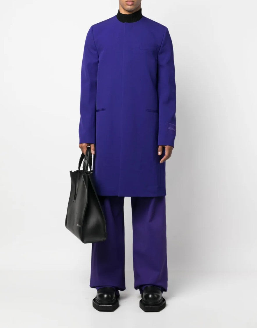 Off-White Wave Tag Dry Wool Skate Coat