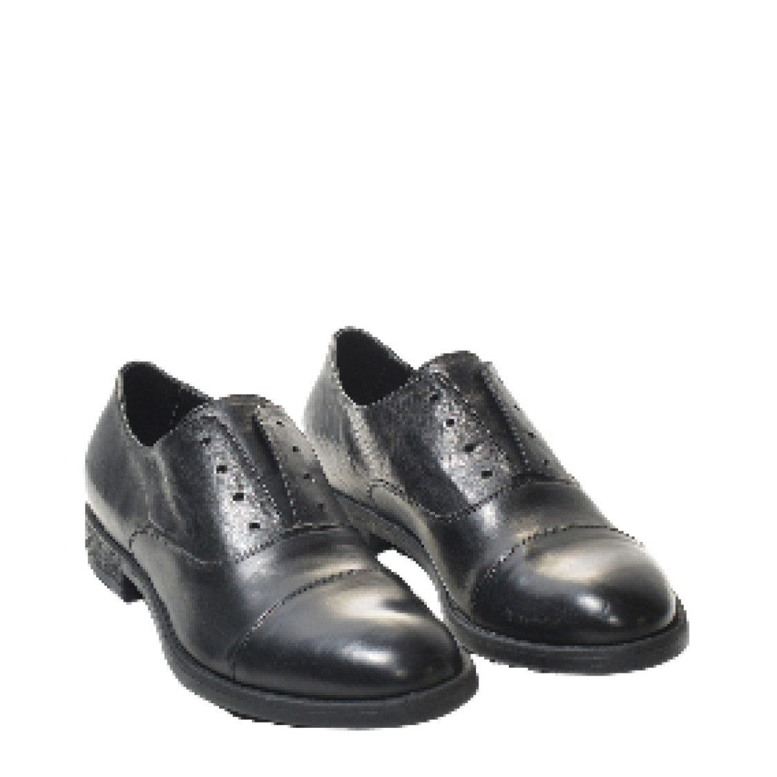 Hundred 100 Black Leather Oxford Shoe