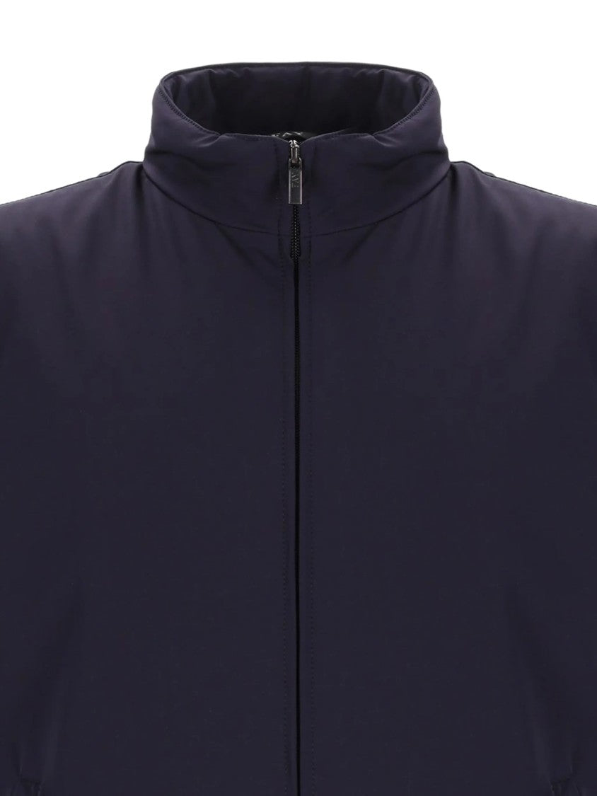 Fay Navy Blue Wind Utility Vest