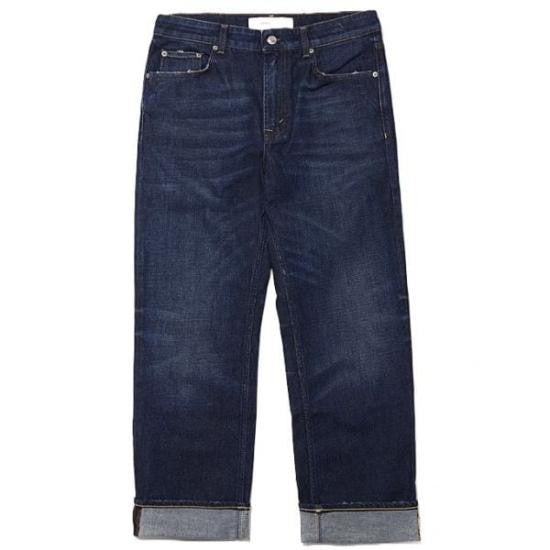 Department Five Classic Straight-Leg Denim Pants With Rolled Cuffs
