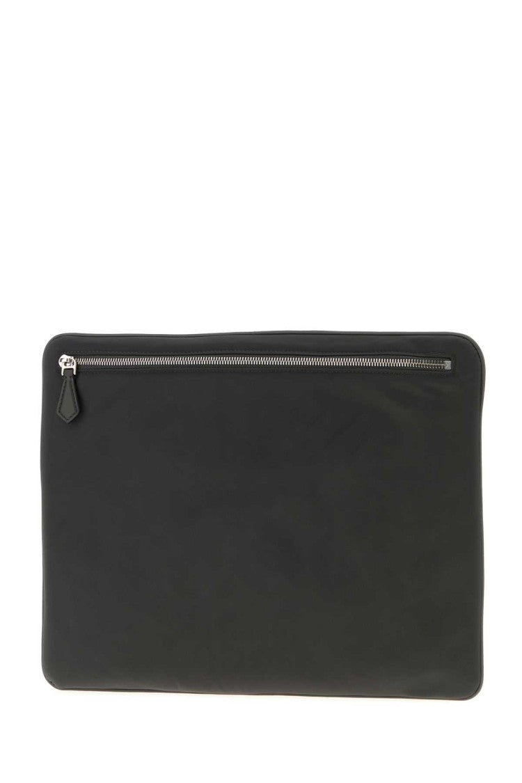 Dolce & Gabbana Charcoal Fabric Clutch