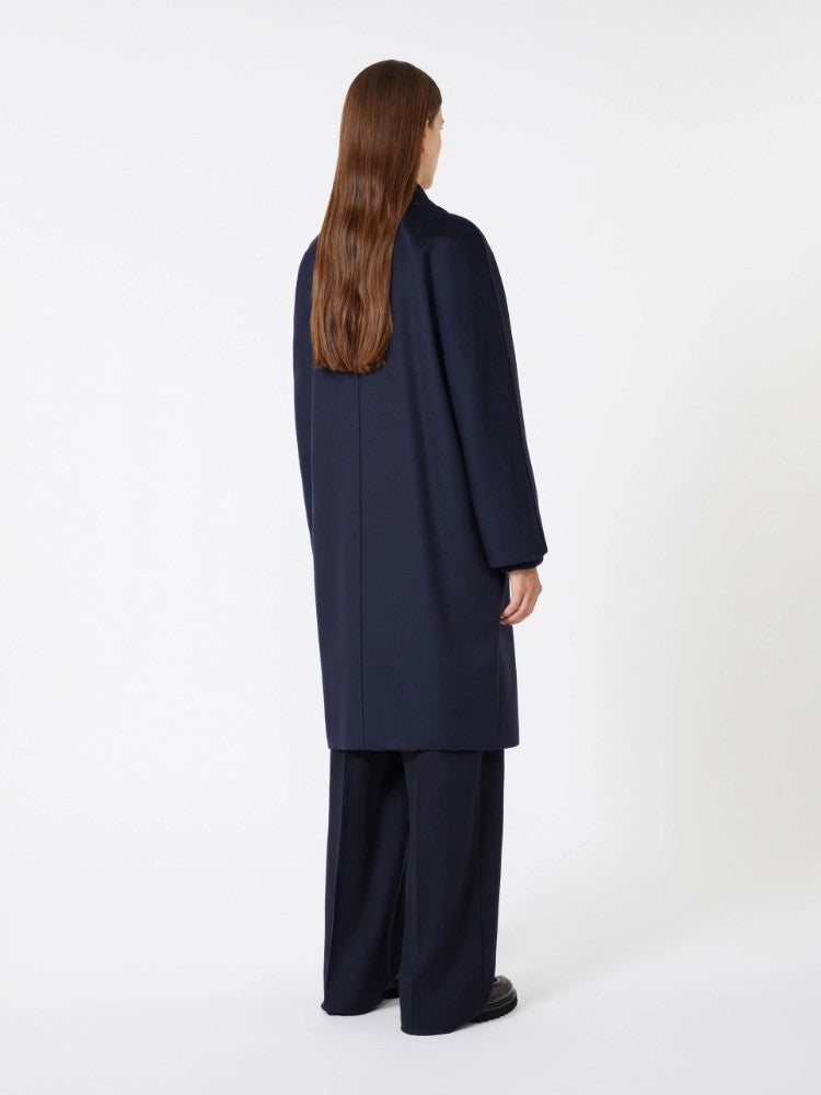 Max Mara Refined Blue Virgin Wool Agenda