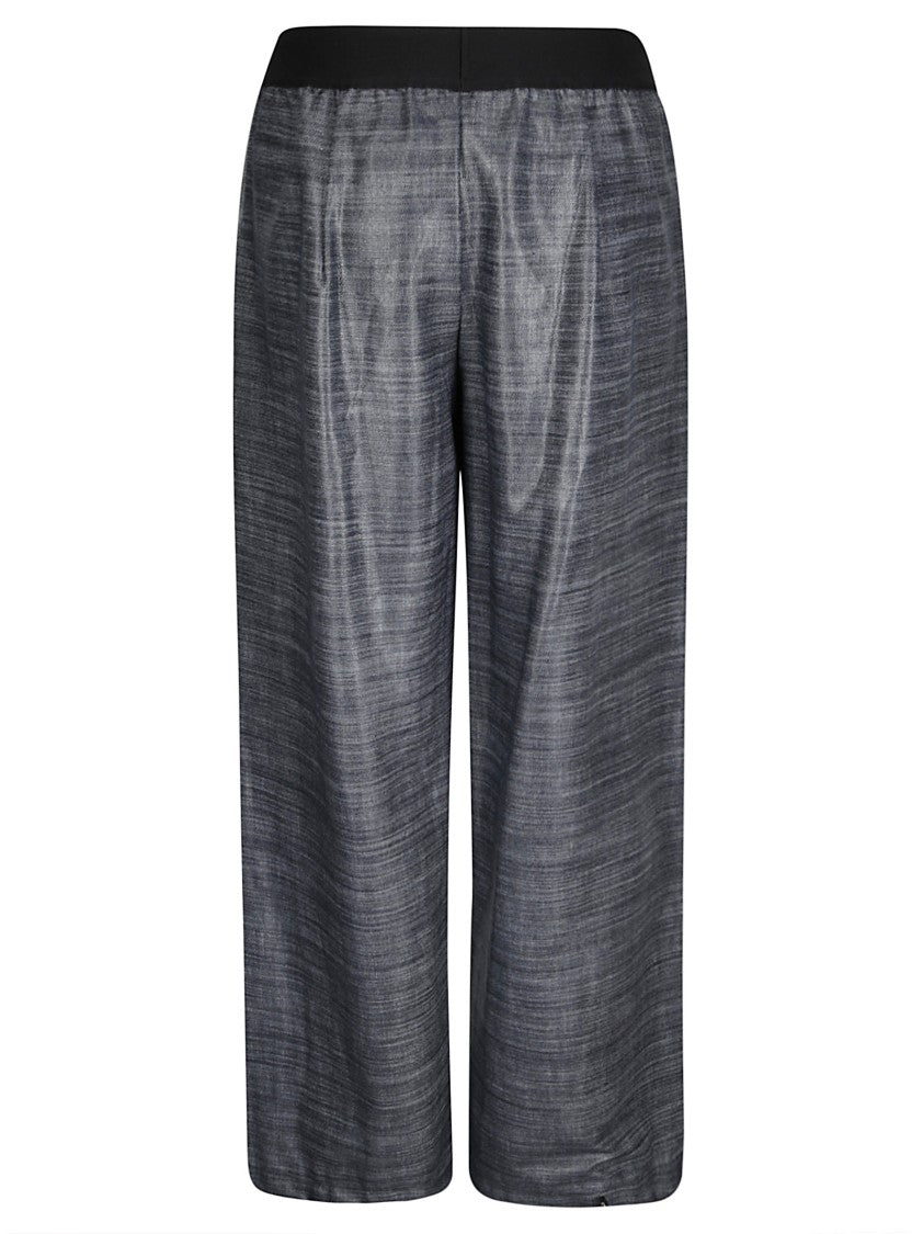 Maria Calderara Trousers With Contrasting Elastic Waist