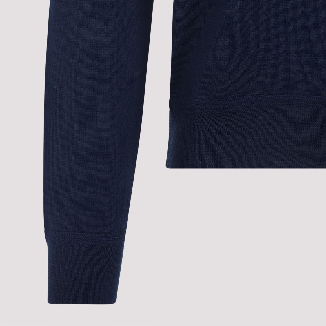 Tom Ford Crew Neck Blue Wool Sweater