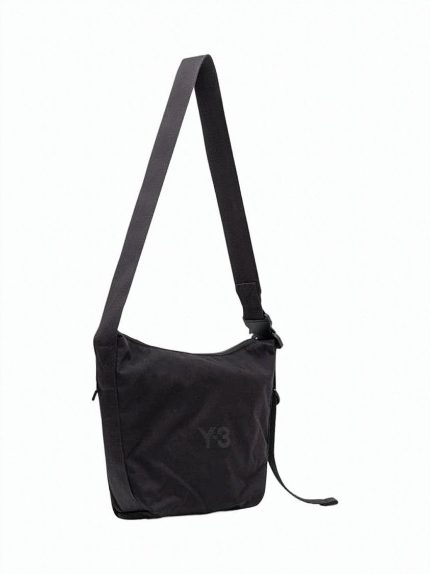 Y-3 Black Nylon Crossbody Bag